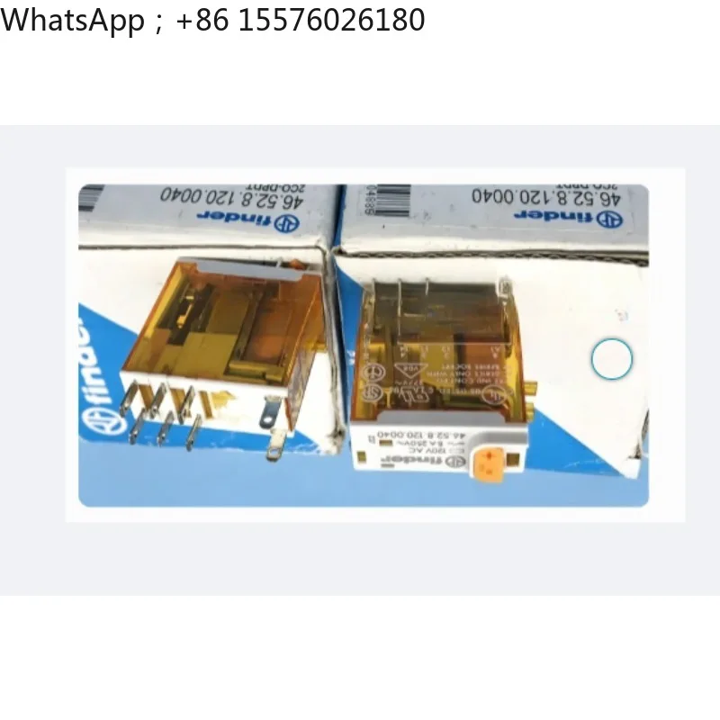 New Original 46.52.8.120 Relay 120VAC 8A DPDT Small Industrial Relay