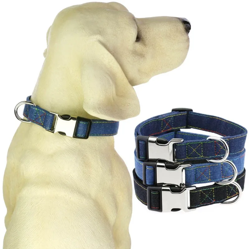 Collier pour chien réglable avec boucle en alliage accessoire_voghion.com