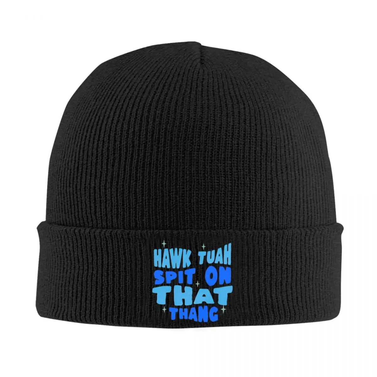 Hawk Tuah 24 Spit On That Thing Knitted Hat Beanie Winter Hat Warm Street Funny Pop Meme Caps Men Women