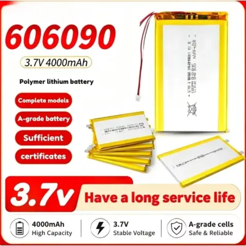[New] 3-15pcs 606090 3.7V 4000mAh LiPo Battery for GPS MP4 Camera Power Bank Tablet Electric Toys Lithium Polymer