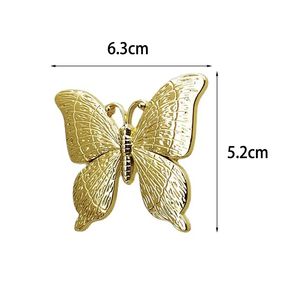 Cabinets Door Knob Furniture Handle  Butterfly Shape Zinc Alloy Drawer Puller For Room Home Decoration Accessories