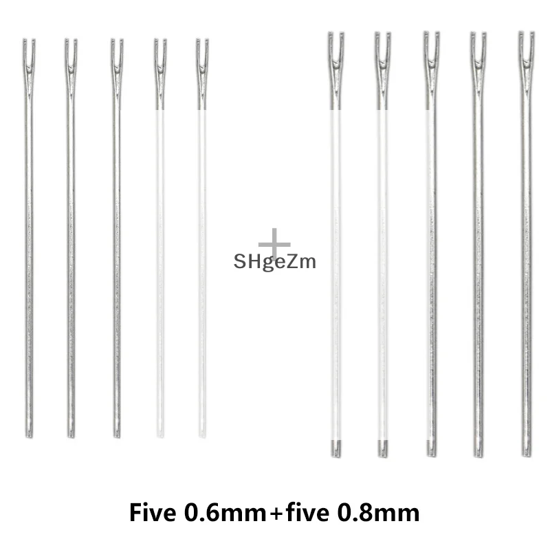 1Pcs 0,6mm 0,8mm Rerooting Nadel Puppe Haar Repaint Puppen Kopf Reborn Haar Verwurzelung Werkzeuge Perücke Machen Liefert zubehör