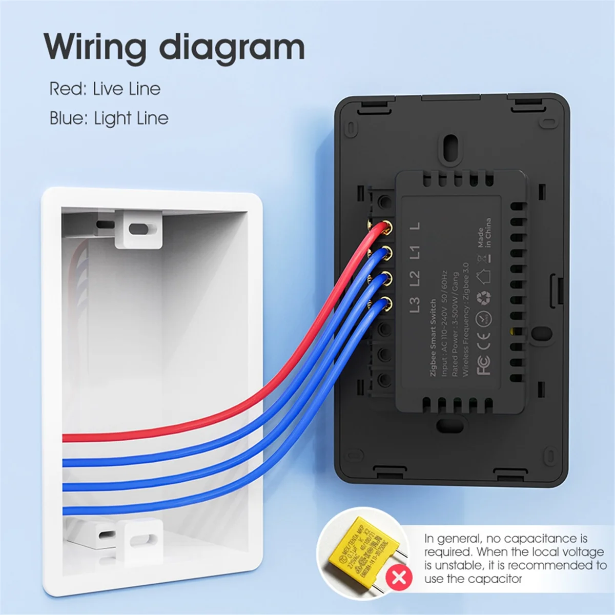 

Умный переключатель Tuya Zigbee, домашнее магнитное реле, настенный сенсорный переключатель, пульт дистанционного управления, голосовой таймер, Wi-Fi переключатель