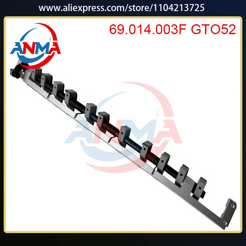 

1Piece 69.014.003F GTO52 Gripper Bar Length 629mm 11 teeth MV.032.161 Assembly For offset GTO 52 Offset Printing Machine Parts