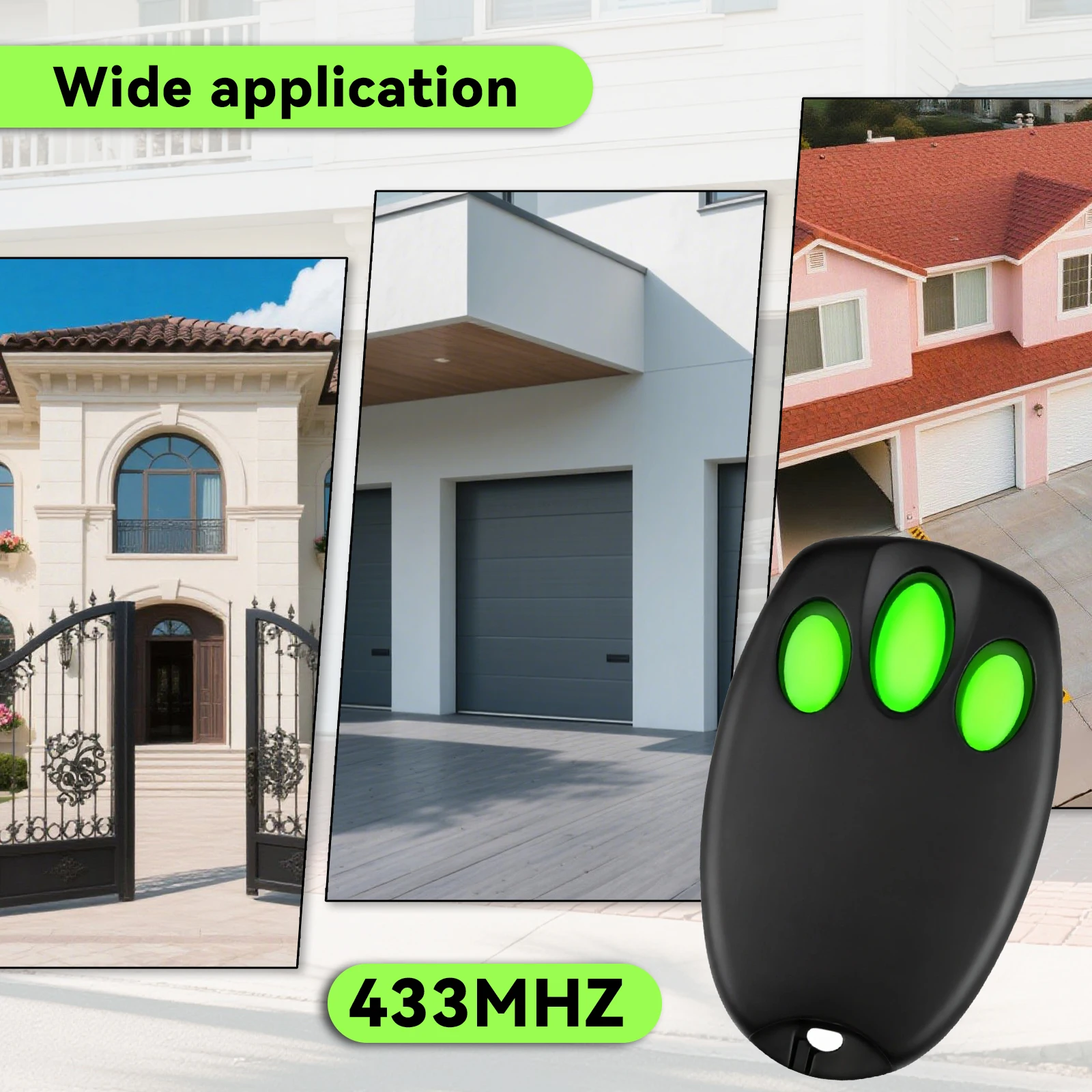 Garage Door Remote for MERLIN+2.0 E960 E945 E943 Merlin C945 Garage remote Liftmaster 84335 94335 TX4UNI 433MHZ Hand Transmitter