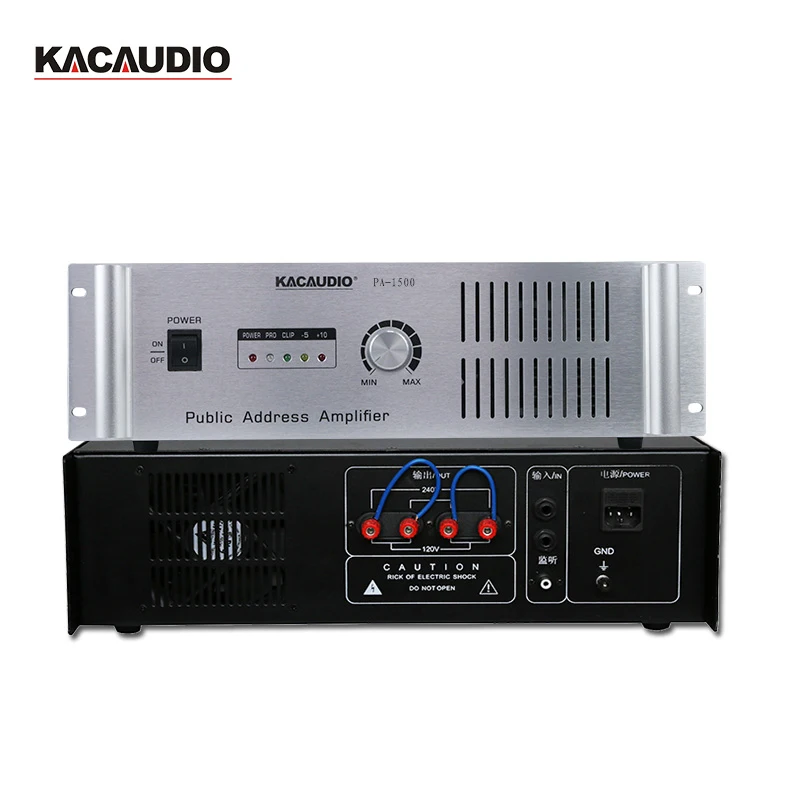 High Power PA Amplifier - Professional Sound System with DSP Control for Live Events Stadiums & Commercial Installations