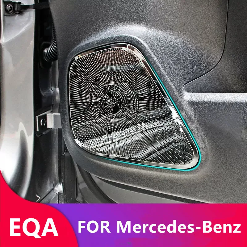 

Car door Horn Cover Dashboard Horn Cover A-pillar tweeter Horn Cover For Mercedes Benz EQA EQB Auto Accessories