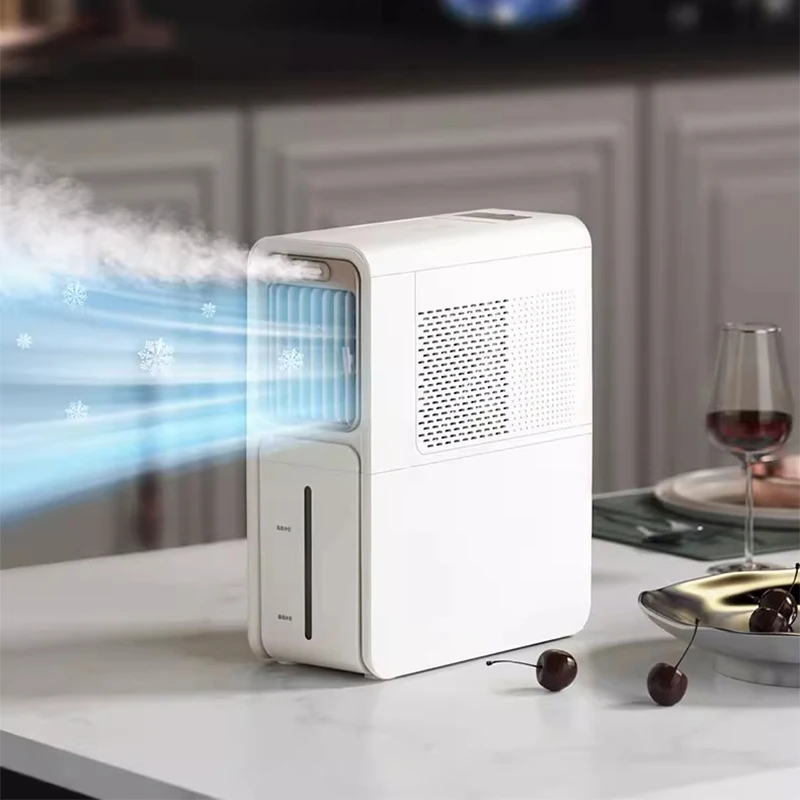 Ar Condicionado Portátil para Cozinha, Tanque de Água de 1,6L, Mini Ventilador de Resfriamento para Casa, Ventilador de Névoa de Gelo, Ventilador Doméstico, Resfriamento para Cozinha