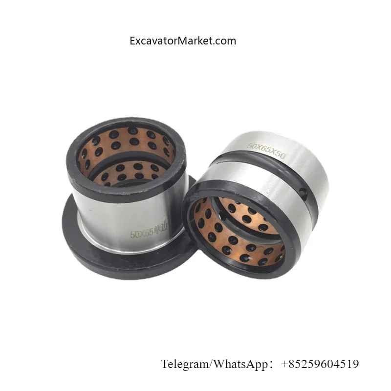 Excavator Bushings For Kobelco Sany Kubata Komatsu Hitachi Longgong Liugong Xugong Kato Digger Part Shaft Sleeve Singel