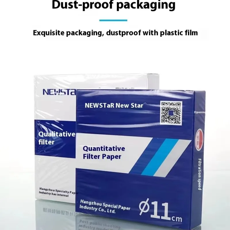 10PCS New Star Qualitative and Quantitative Filter Paper 12.5cm15cm11cm9cm7cm18cm Fast Medium Slow Fuyang Filter Paper
