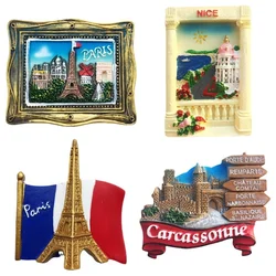 France Travelling Fridge Stickers Creative French Cities Tourist Souvenirs Fridge Magnets Birthday Gifts Magnetic Stickers