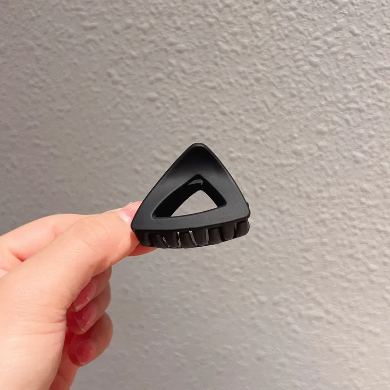 New Fashion Small Geometry Solid Colour Clip Hairpin for Women