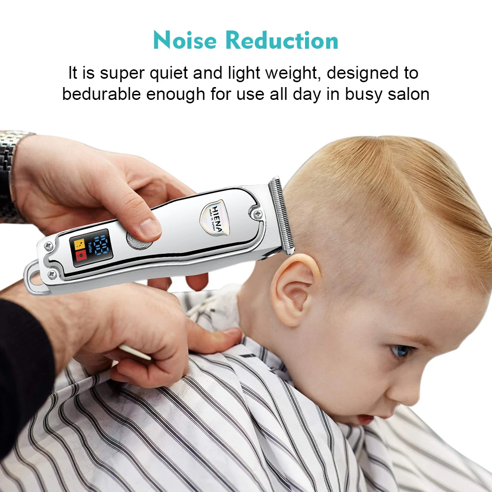 HYN-008 Haarschneidemaschine, elektrischer Haarschneider, wiederaufladbare USB-Haarschneidemaschine für professionelle Friseursalon, Stylisten oder Zuhause für Kinder