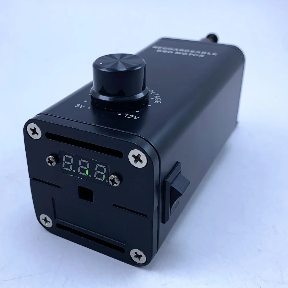 

Перезаряжаемый мотор для гриля из алюминиевого сплава, 10 Вт, 3-12 В, регулируемый, электрический, на постоянном токе, универсальная замена для грилей