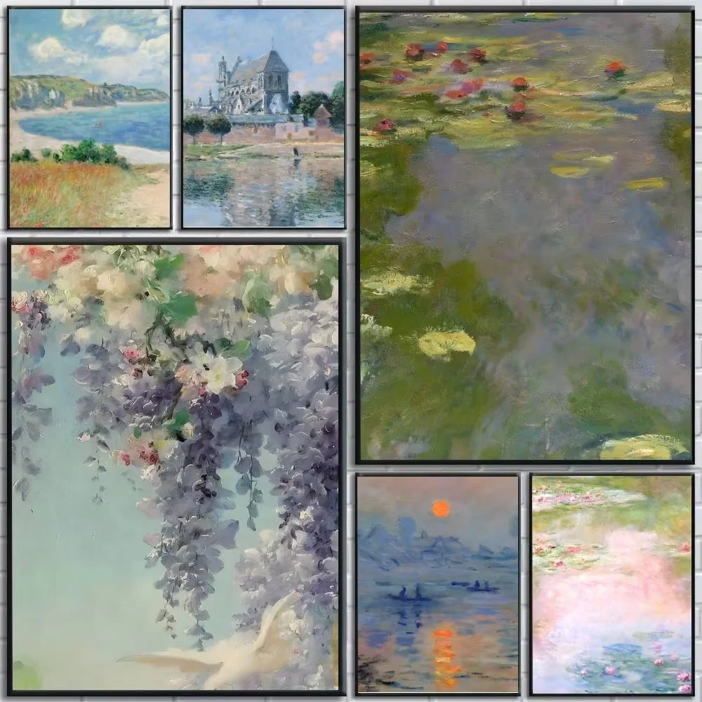 5D DIY Diamantmalerei Kreuzstich Heiße Kunst Anime C-Claude M-Monet Diamantmosaik Handgemachte Kunst Exquisites Geschenk Heimdekoration