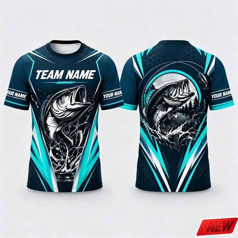 Custom Name Team Fishing Jerse - Outdoor Sport Name review and price