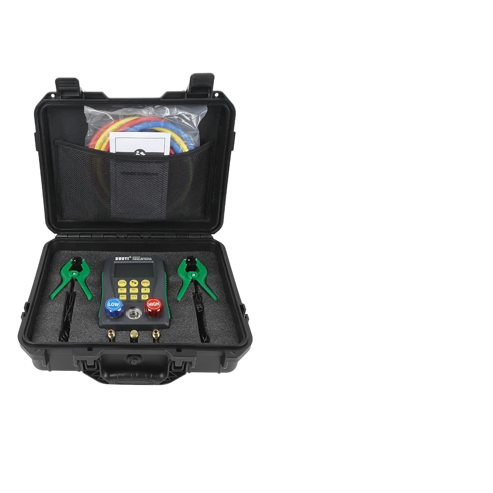 DUOYI DY517A Kühl manometer Set R410A Digital verteiler HVAC Meter Manometer Temperatur tester