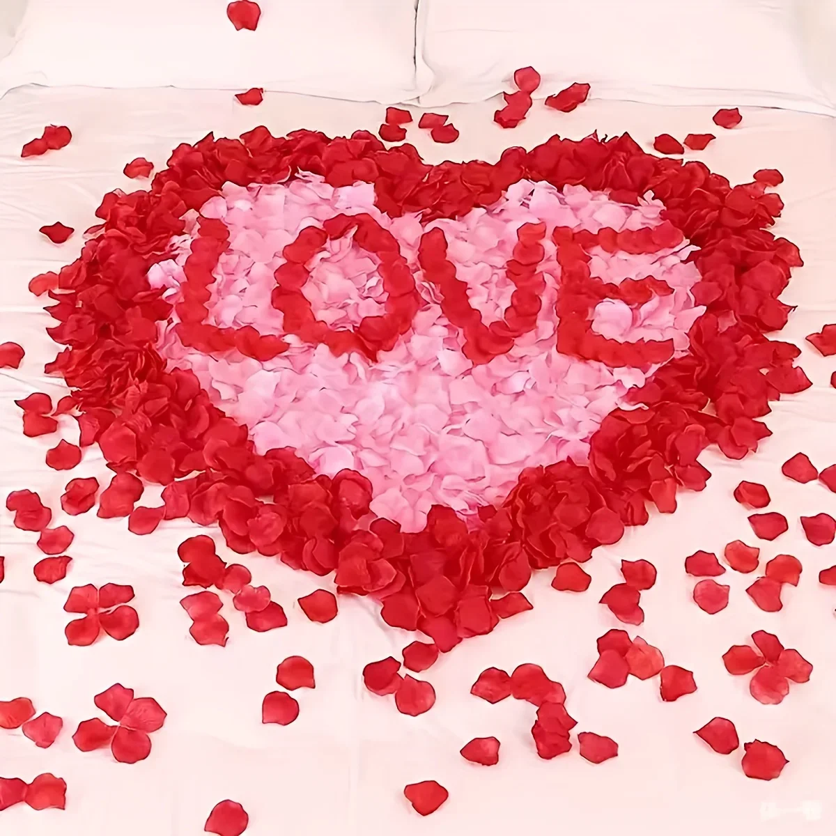 1000pcs Elegant Artificial Rose Petals for Wedding Decor Valentine's Day Home Holiday Romance Decorations