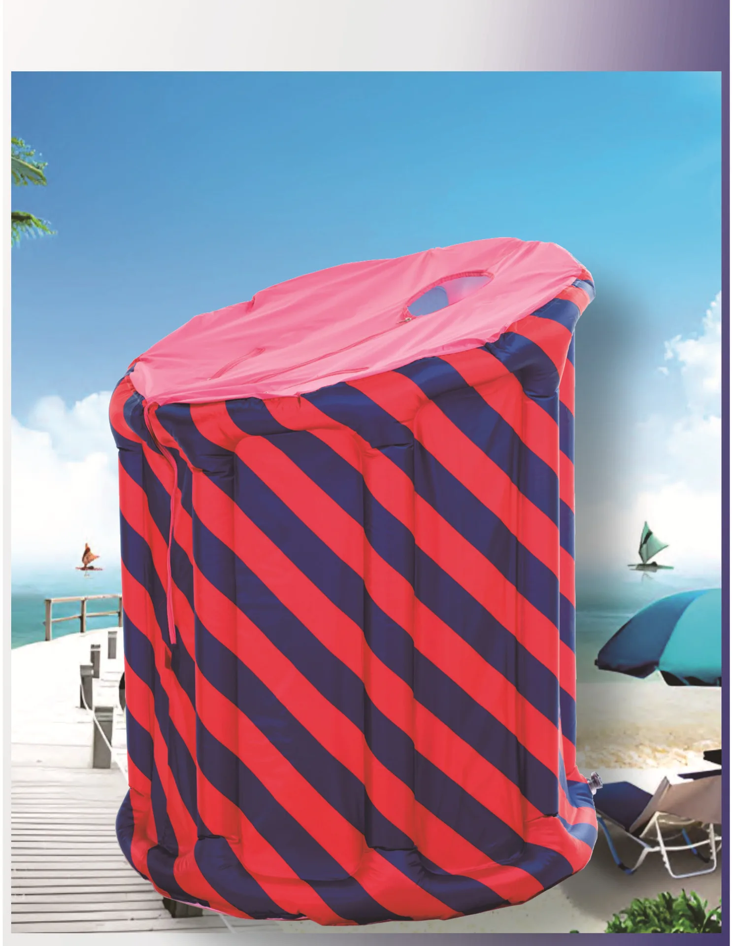 Home Steam Sauna Tent, Portable Inflatable Sauna Spa, Sweat Therapy Machine, Detox Relaxation, 1 Person Use