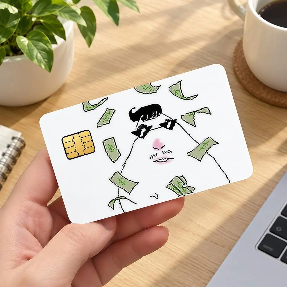 Funny Hamster Meme Ideal Gift Wrapping Option Credit Card Cover Stickers Original Design Card Stickers