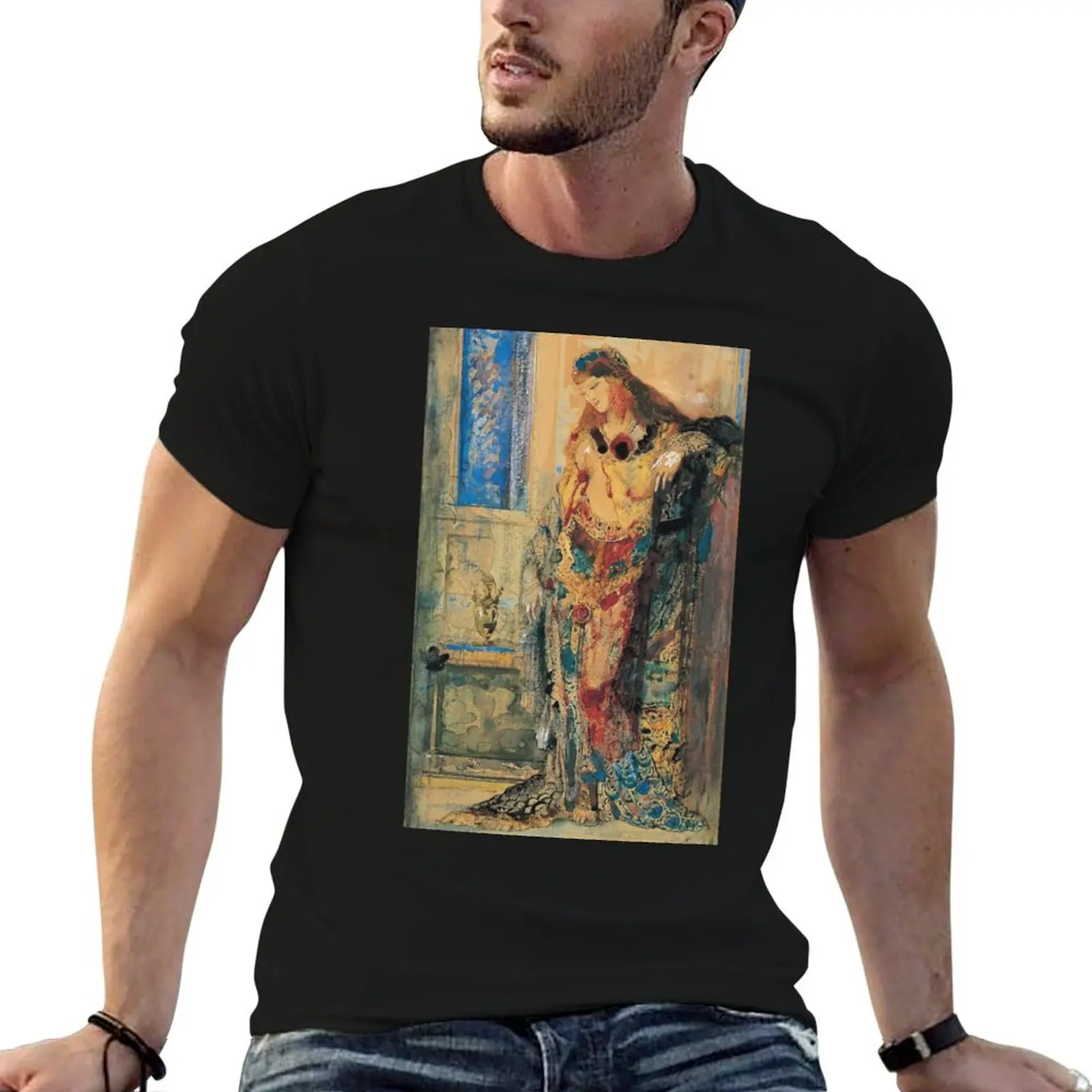 Gustave Moreau - The Toilette 1885 T-Shirt custom shirt shirts graphic tees t shirts men