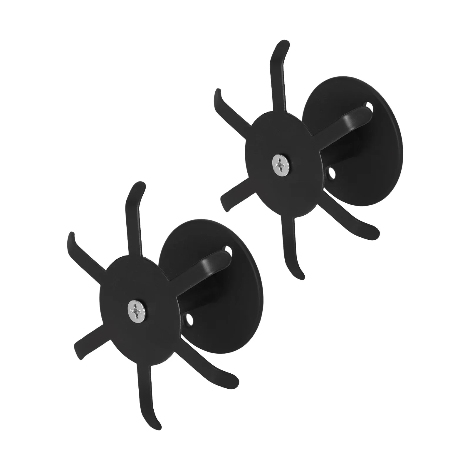 2Pcs Rotatable Kitchen Cabinet Hook Heavy Duty Stainless Steel Rotating Utensil Holder for Under Shelf Hanging Tools Towel Cup