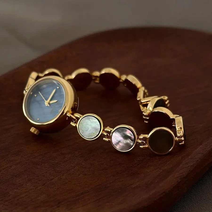 NEW Retro Deep Sea Shell Woman' Watches With Round Bracelet, High-end Niche Small Dial, Paired With a Dress, An Exquisite Gift view 6
