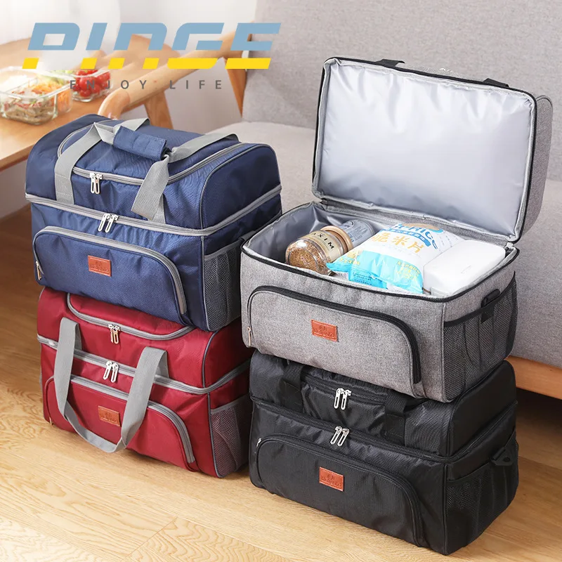 large-capacity-double-layer-picnic-bag-peva-leakproof-water-cooler-ice-bag-outdoor-shoulder