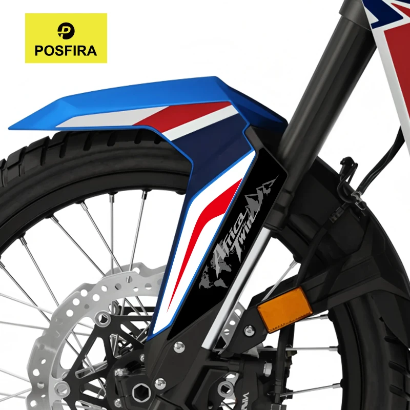 

POSFIRA Motorcycle Front Fender Stickers Vinyl Decals for Honda Africa Twin 1100 CRF CRF1000 2020-2025 2024 2023 Accessories