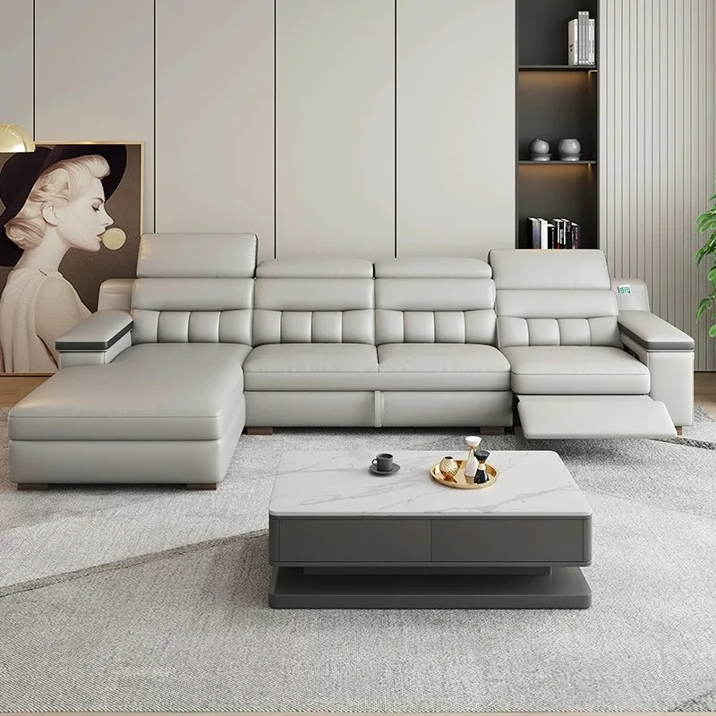 Display Decoration Recliner Sofa Strong Full Size Oversized Lazy Luxury Electric Sofa L Shape Modern Divano Di Lusso Furniture