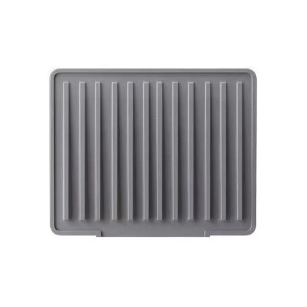 Slope Design Silicone Drain Mat Thickening Kitchen Storage Accessory Kitchen Drain Quickly Mat Anti-hot Pan Mat Dish Drying Mat