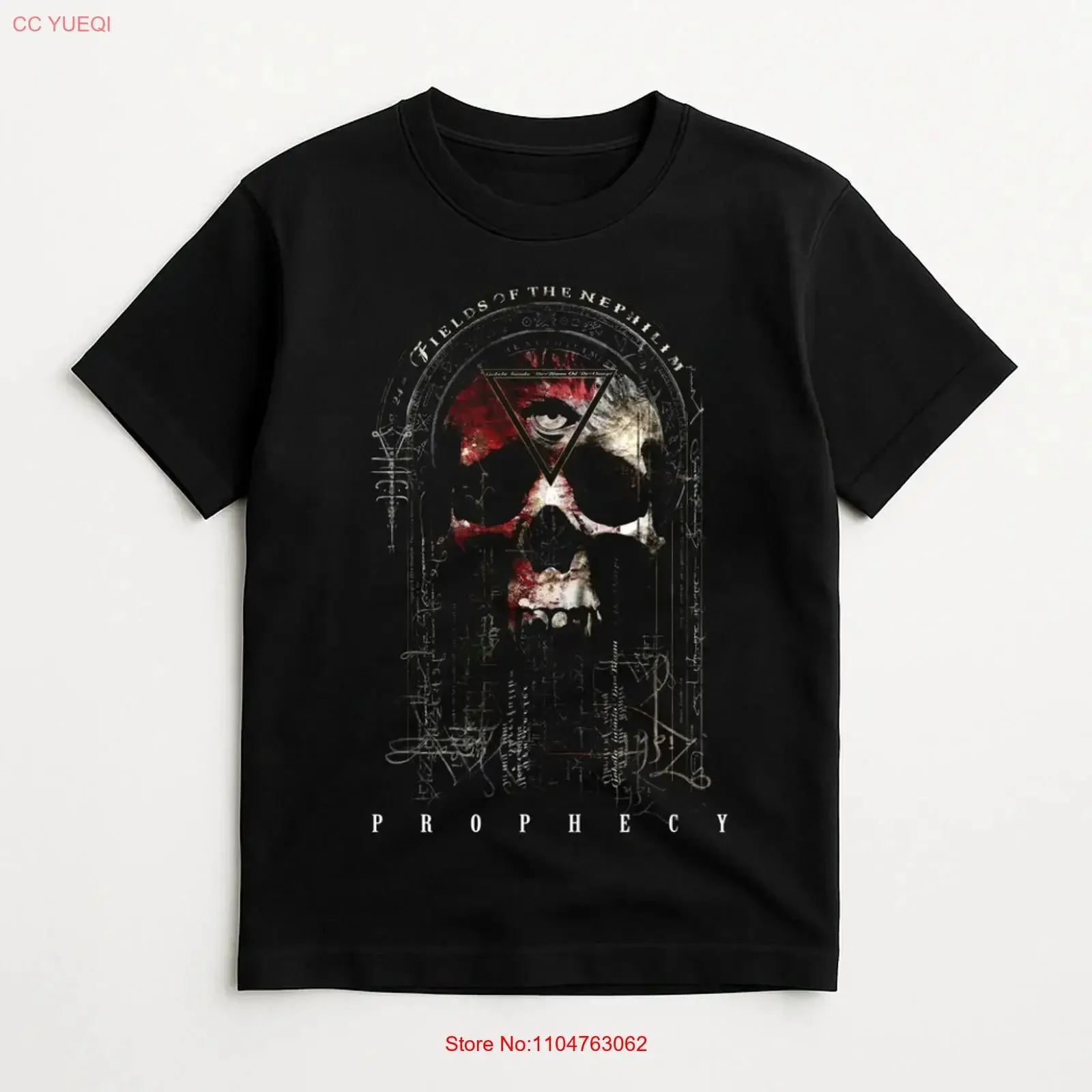 Fields of Nephilim Prophecy Ablum T shirt S to 5XL NE740 vintage Washed Unisex Versatile Casual Stretched Soft fashion Stylish