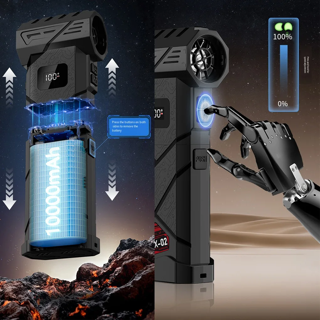 منفاخ محمول ينظف بسهولة للمناطق التي يصعب الوصول إليها في أي مكان منفاخ هواء توربو قوي #5