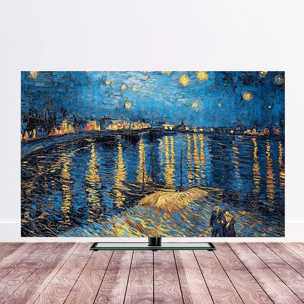 TV Cover Dust Cover Van Gogh Oil Painting Patterns 24 Inch 43 Inch 55 Inch 65 Inch 70 inch 85 inch LCD TV Dust Cover Multi-size