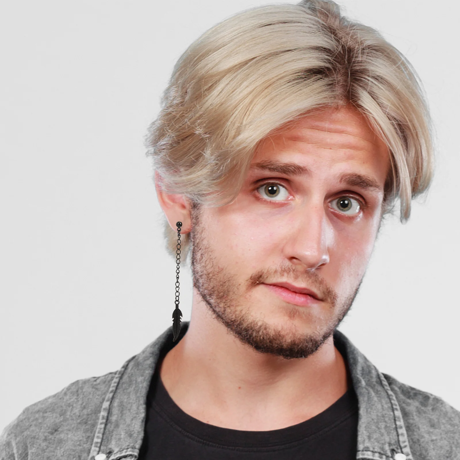 11 قطعة أقراط متدلية تصميم متقاطع أنيق مجوهرات من صلب لا يصدأ لصيد العين إكسسوارات الزي الرسمي الحديث غير الرسمي #4