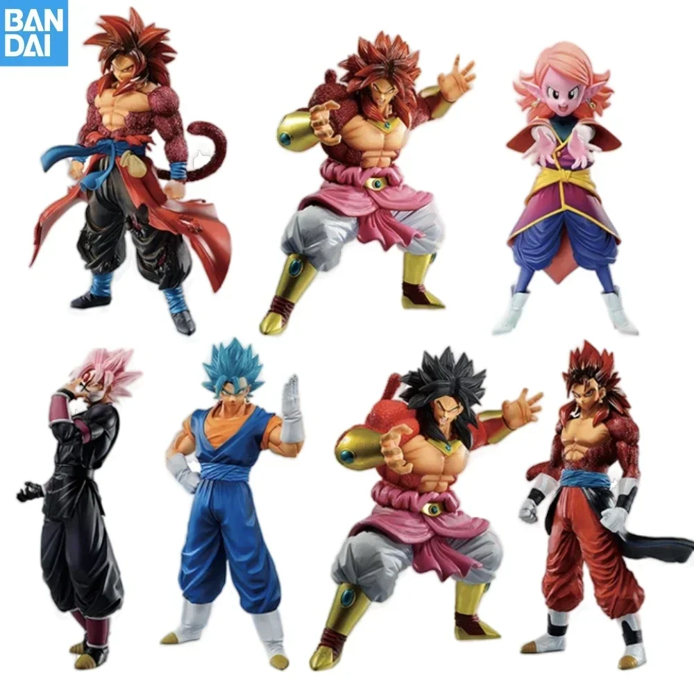 Bandai Original Anime Dragon Ball Ichiban Kuji Third Task Zamasu Broli Vegetto Super Saiyan Action Figures Cool Model Toys Gifts