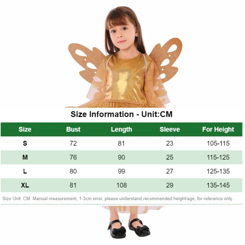 Kids Elf Angel School Party Stage Show Performance Roles Play Outfit Children Girls Halloween Cosplay Costumes