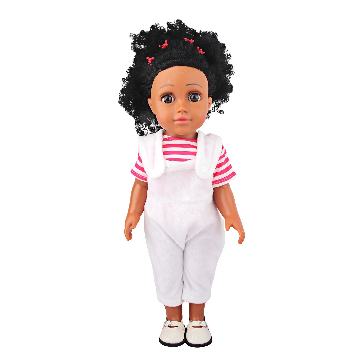 Vestiti per bambole t-shirt a righe + pagliaccetti vestito per bambola americana da 18 pollici Set di vestiti complessivi per 43cm Baby New Born & OG Doll Gift