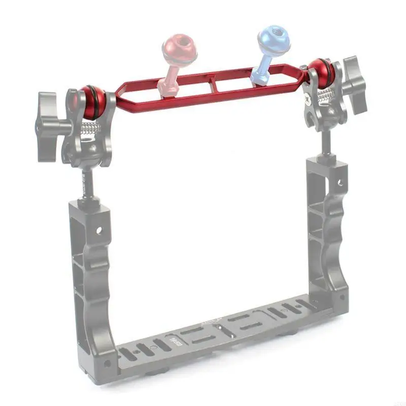 Dual Ball for Head Joint Adapter Extension Arm For Action Camera Underwater for Butterfly Clamp Mount Diving Light