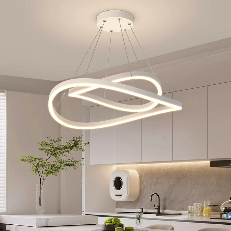 Plafonnier LED Suspendu au Design Nik, Luminaire Décoratif de Plafond, Idéal pour un Salon, une Chambre à Coucher ou une Salle à Manger