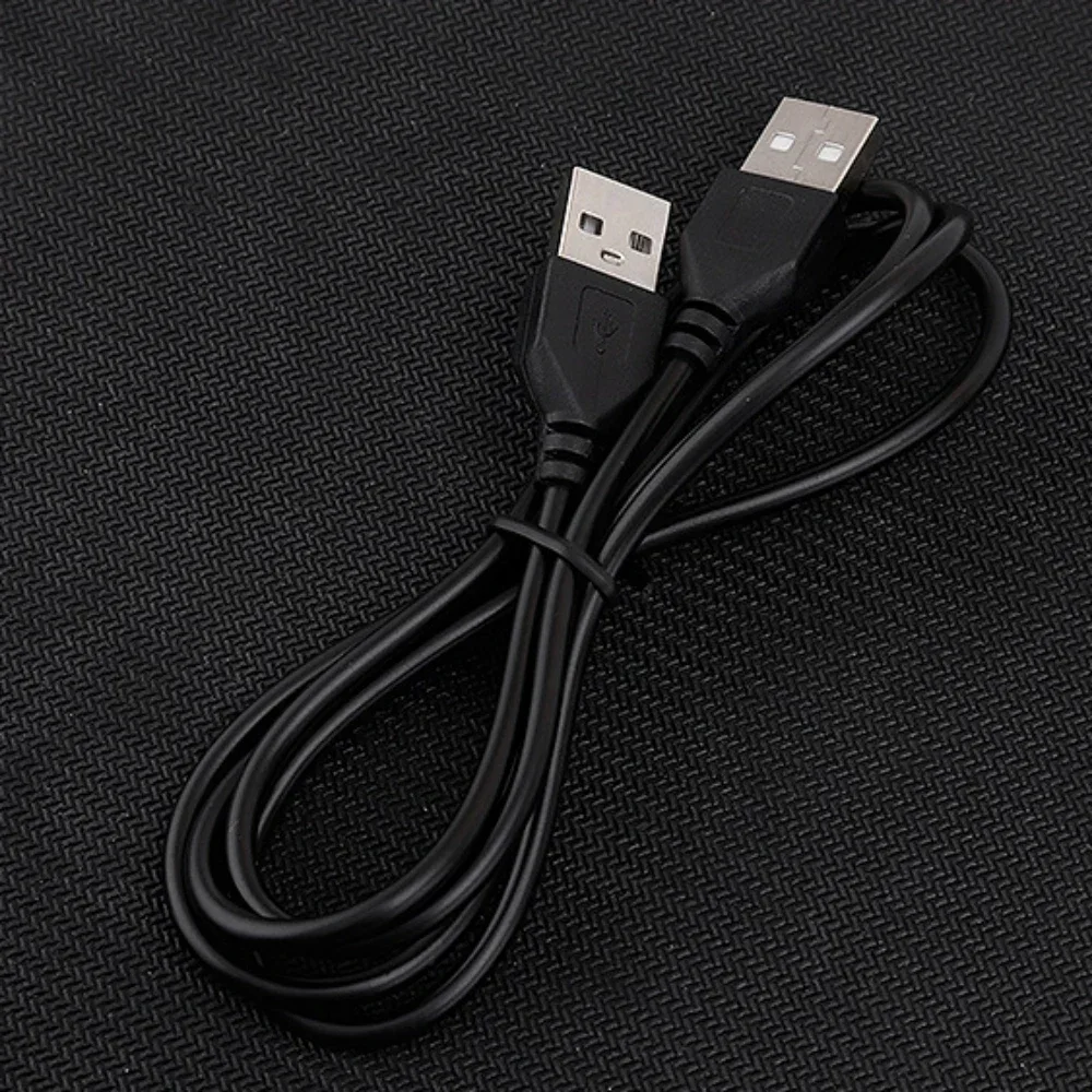 USB A Male To USB Male Dual USB2.0 Extension Cable For Radiator Hard Disk Webcom Camera USB Date Transmission Extender Cord