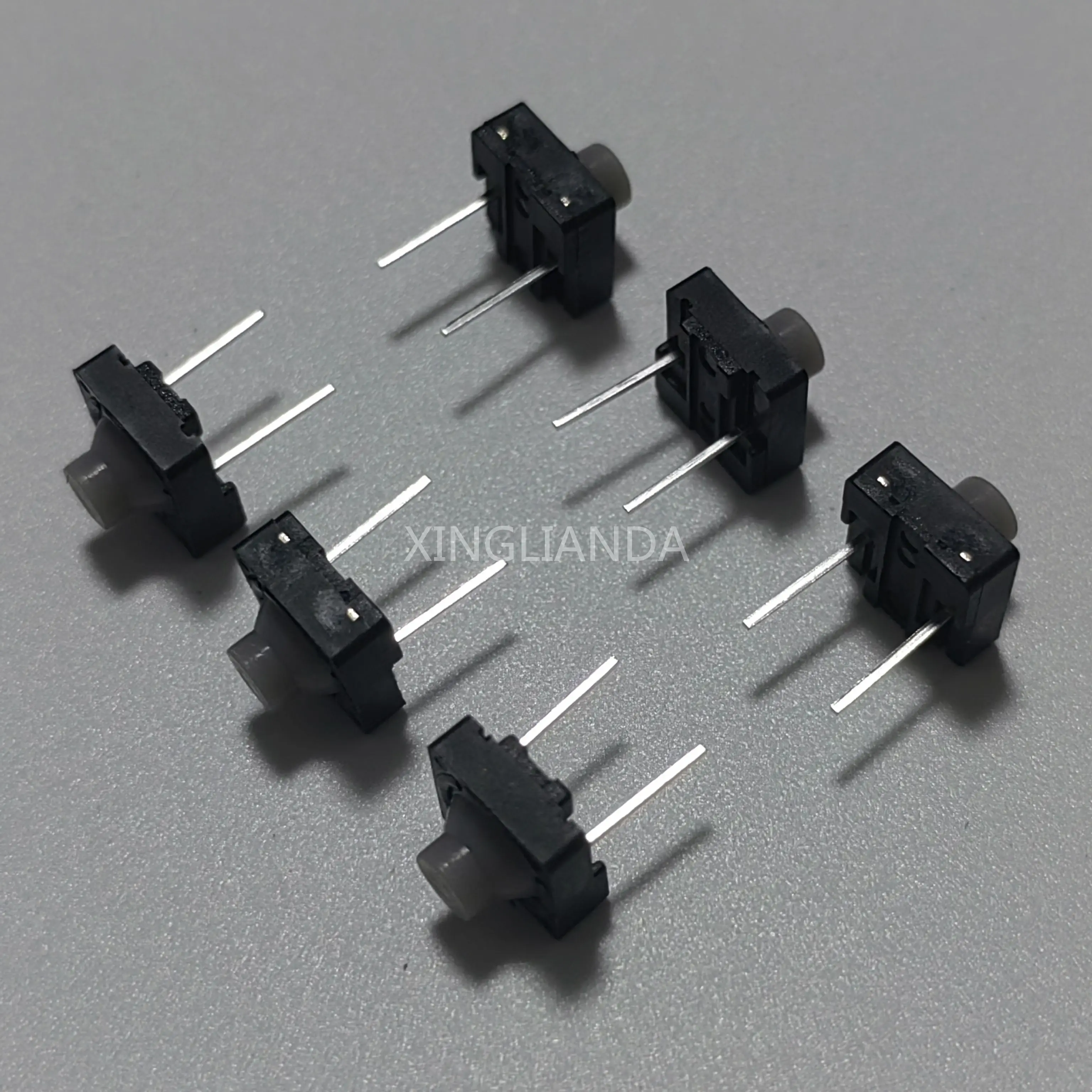 100PCS Touch 8*8*5 Pin 5H Silica Gel Silent Button 8X8X5MM Two Feet Pin Conductive Silicone Switch 2PIN