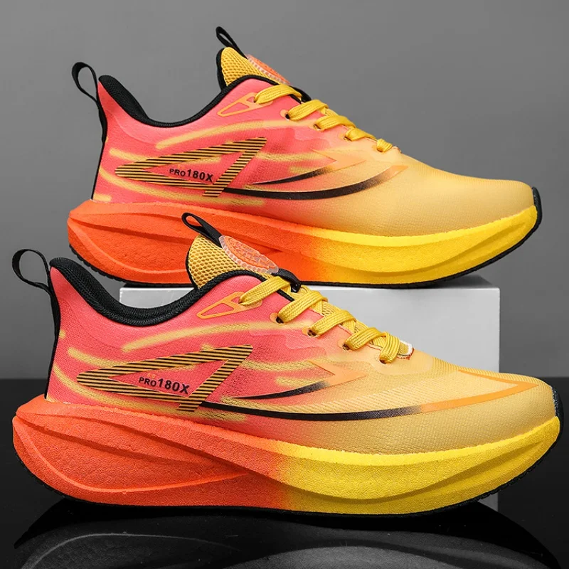 Running Shoes Marathon Speciality Men Sports Carbon Board Breathable Ultralight Womens Comfy Athletic Cushion Stability Sneakers