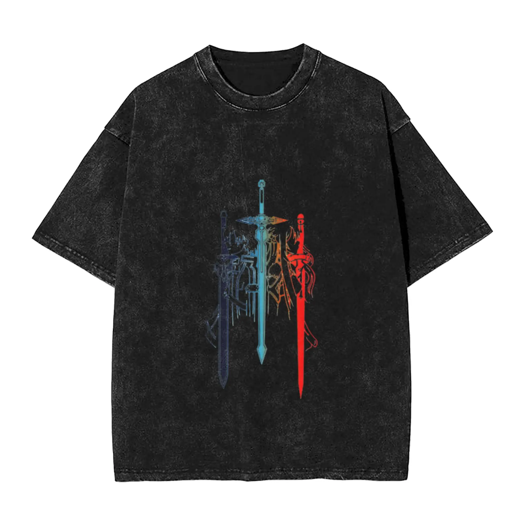 Kirito Asuna minimalist  Classic Cool A Vintage Oversized Cotton Unisex T-Shirts
