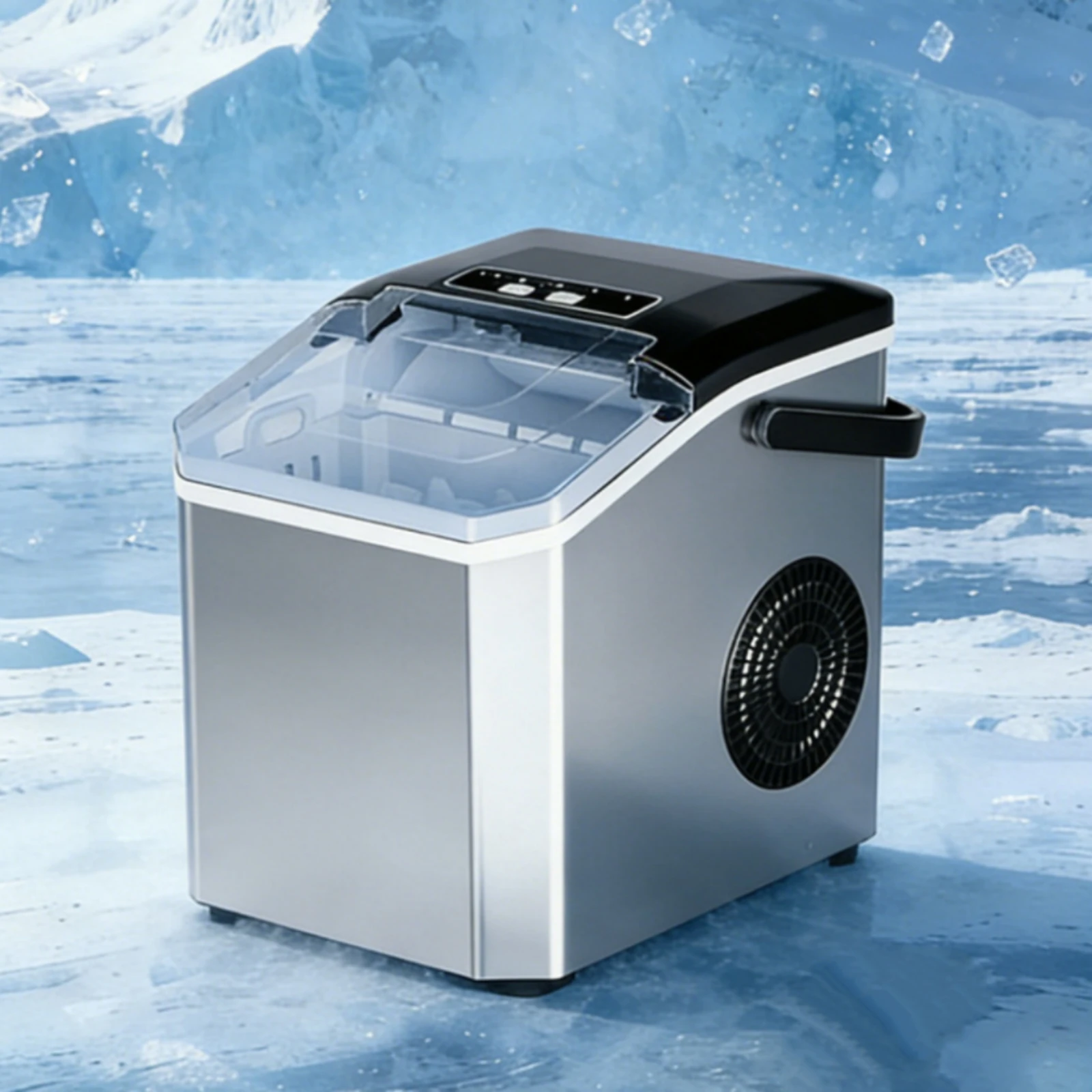 maquina-de-hielo-bullet-ice-compacta-para-mostrador-electrodomestico-con-tapa-transparente-y-rejilla-de-ventilacion