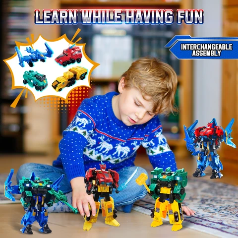 Квантовые герои Dinoster 2-в-1: Фигурка-трансформер Stego Blast Wing (из автомобиля в робота), аниме-дизайн, деформация, детская игрушка, подарок
