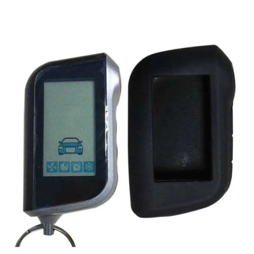 Universal Starline A93 Car Burglar Alarm Automatic System Key Fob Auto Close Windows Vertical LCD Intelligent Module Auto System