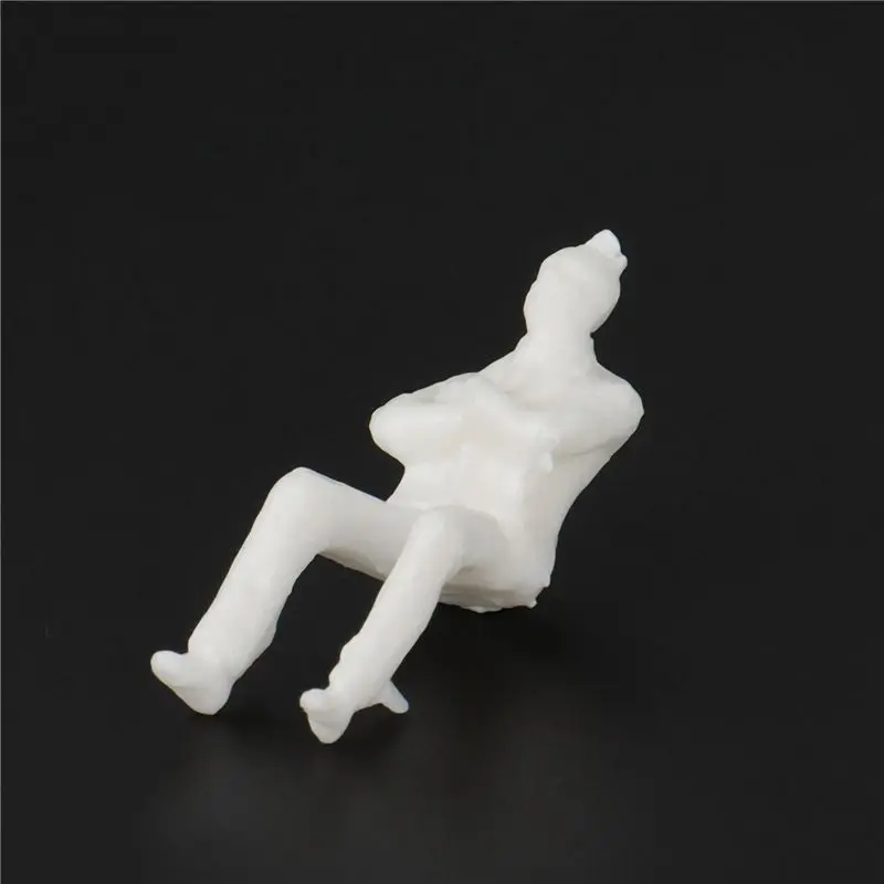 X18A-1:50 شخصيات بيضاء نموذج معماري مقياس بشري HO نموذج شعوب بلاستيكية، 100 قطعة