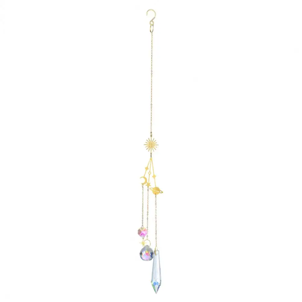 Hanging Ornament Luxury Home Ornament Suncatcher Wind Chime Rainbow Maker Prism Pendant Colorful Hanging Ball for Window Garden
