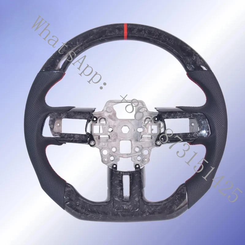 ForForged Carbon Fiber Steering Wheel Mustang EcoBoost GTShelby GT350 GT350R 2018-2023